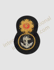 Petty Officer Cap Badge - Hand Embroidered - Ireland