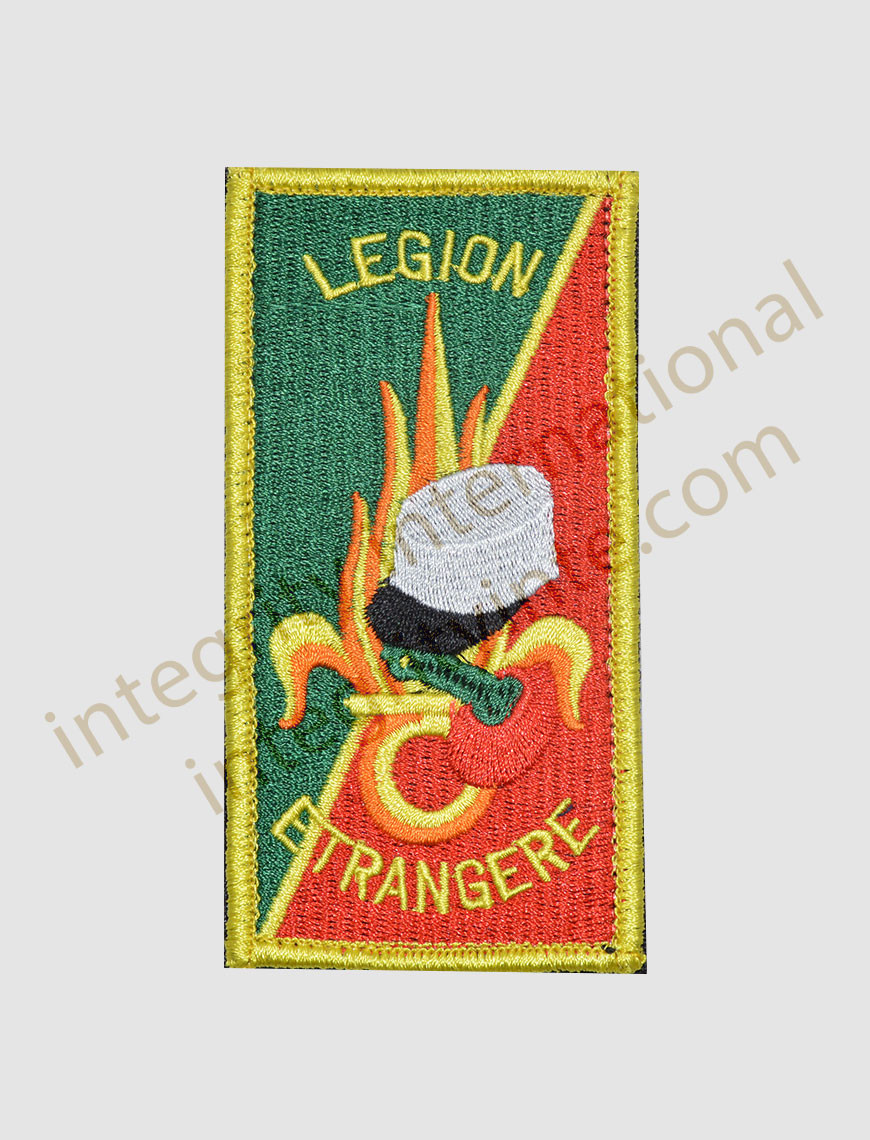 Legion Machine Embroidered Velcro Patch - French Legion Patch