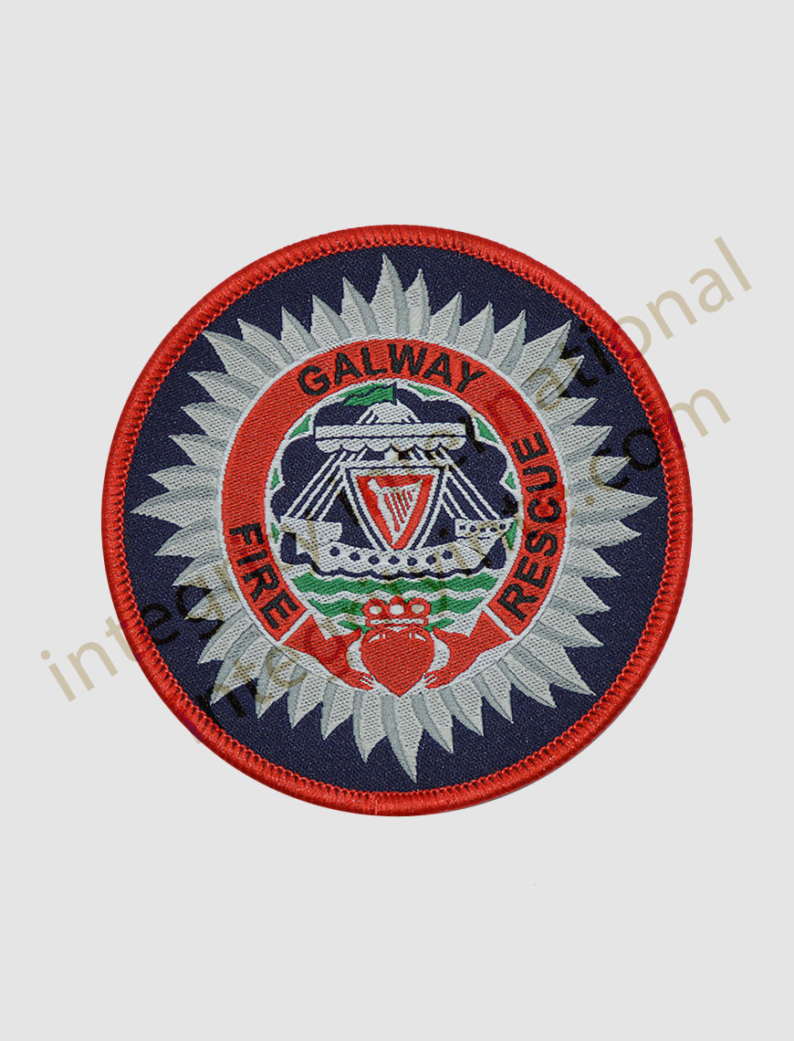 Galway Fire Rescue Patch Woven Badge - Ireland