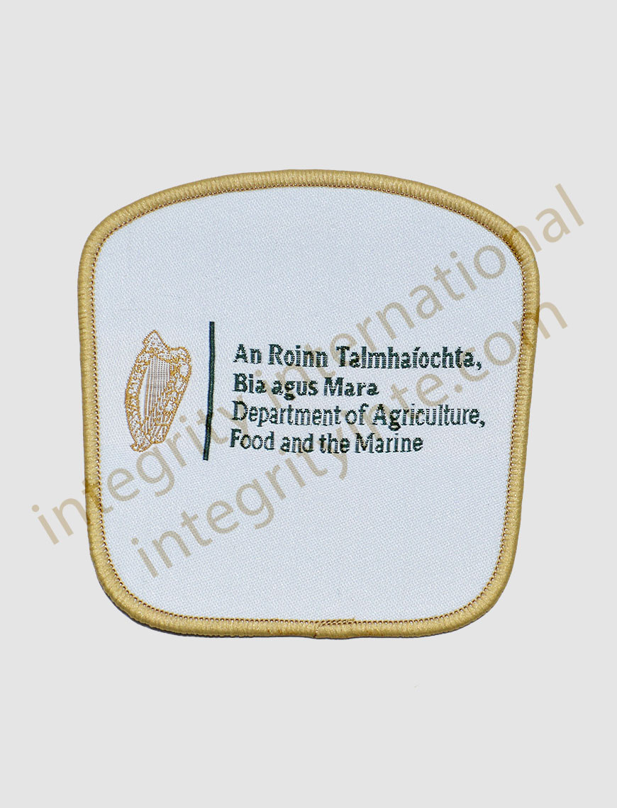 Department of Agriculture, Food and the Marine Woven Badge - Ireland