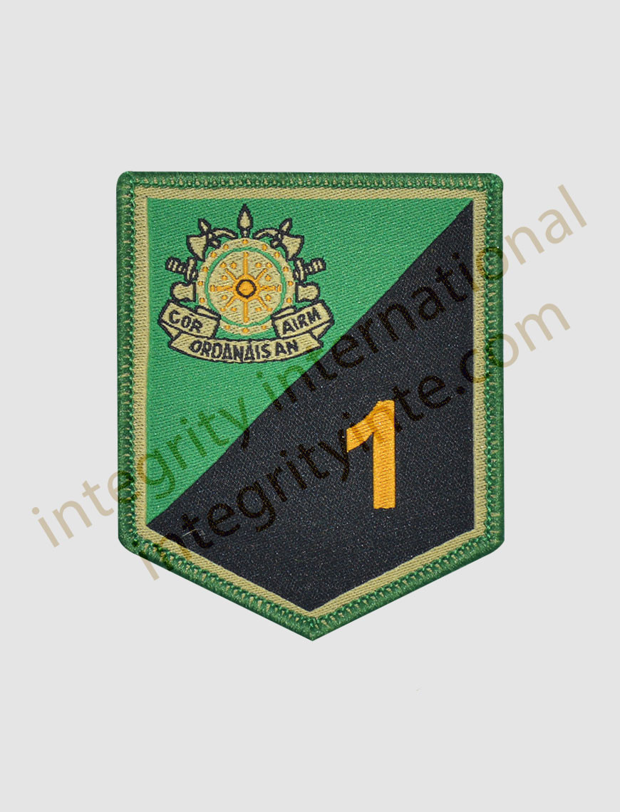 Ordinance Group 1 BDE Woven Badge - Ireland